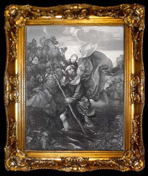 framed  Albrecht Durer St.Christopher, ta009-2